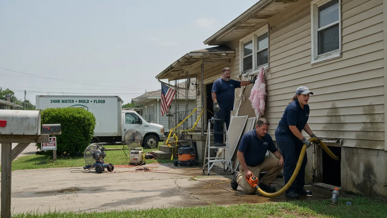 Water Damage Repair in Tye, TX near me